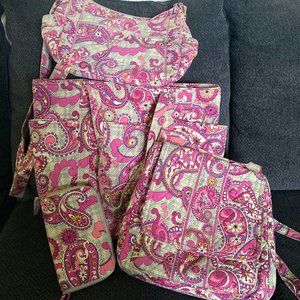 Vera Bradley paisley meets plaid matching set 4